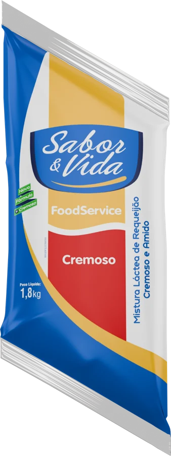 Requeijão cremoso em bisnaga para food service